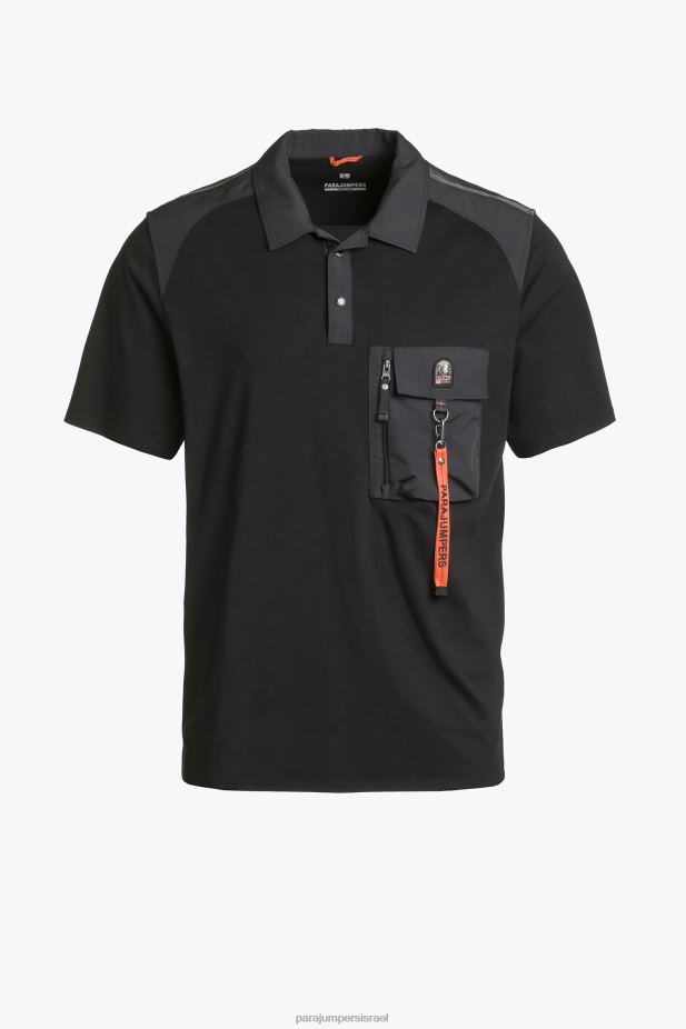 Parajumpers פולו הצלה גברים הַלבָּשָׁה שָׁחוֹר 2PBBL156