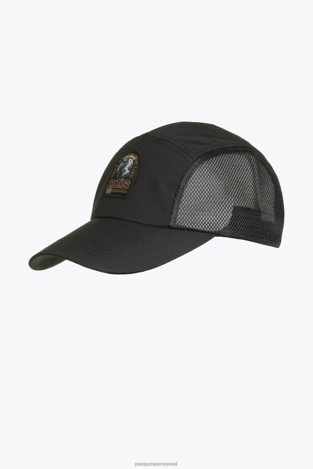 Parajumpers כובע זבוב גברים אבזר שָׁחוֹר 2PBBL185