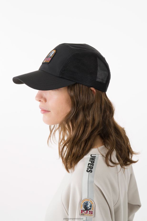 Parajumpers כובע זבוב גברים אבזר שָׁחוֹר 2PBBL185