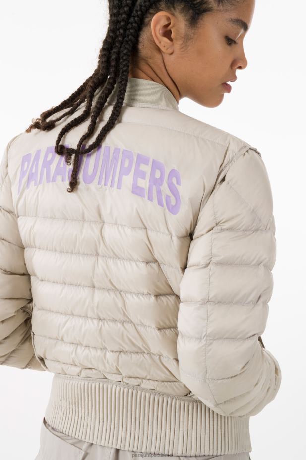 Parajumpers ליילה הפוך נשים הַלבָּשָׁה סגול טכנו - ליבנה 2PBBL312