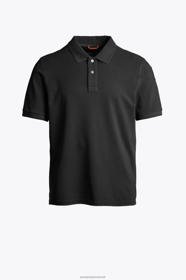 Parajumpers פולו בסיסי גברים הַלבָּשָׁה שָׁחוֹר 2PBBL61